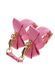 Поножі з бантиками Taboom Malibu Ankle Cuffs із веганської шкіри, рожеві TB17401 фото 3