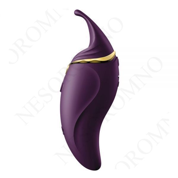 Кліторальний вібромасажер з язичком і вібрацією Zalo Hero, Twilight Purple ZL01603 фото