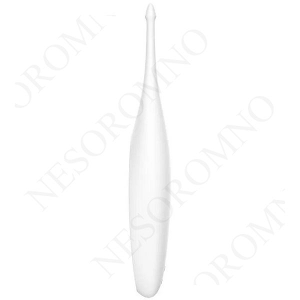 Крапковий вібратор для клітора Satisfyer Twirling Fun білий ST4009636 фото