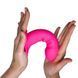 Фалоімітатор термореактивний Adrien Lastic Hitsens 2 подвійний щільності, на присосці, рожевий AL24011 фото 3