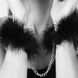 Наручники з пір'ям Bijoux Indiscrets чорні, OS В0030 фото 1