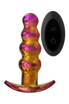 Анальна пробка із вібрацією скляна Dream Toys GLAMOUR GLASS DT21944 фото