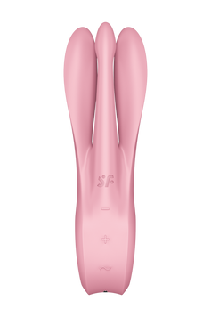Гнучкий кліторальний вібратор із 3 моторами SATISFYER THREESOME 1 рожевий T360471 фото