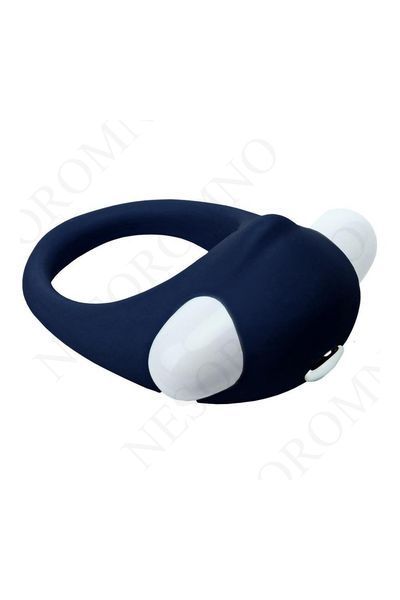 Ерекційне кільце з вібрацією Dream Toys Rings of Love, синій DT21713 фото