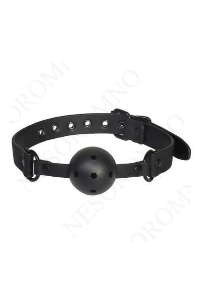 Кляп з кулькою Dream toys BLAZE Luxury Fetish чорний DT21267 фото