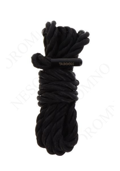 Мотузка Bondage Rope 1.5 meter 7 mm Чорна TABOOM 17248/Black фото