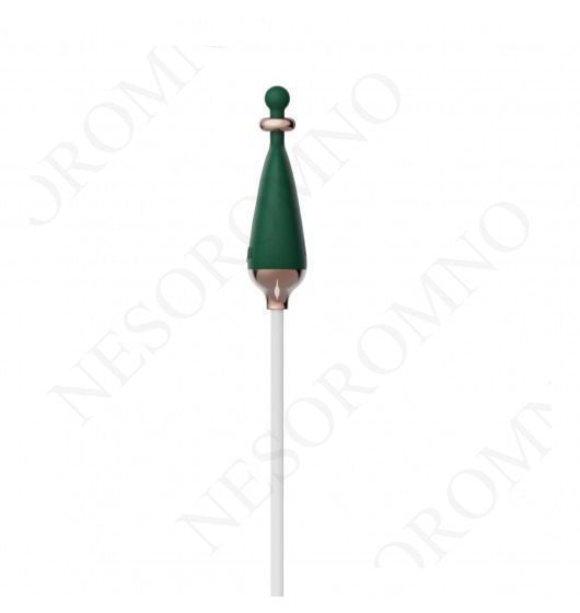 Затискачі для сосків з вібрацією Qingnan No.2 Vibrating Nipple Clamps Green Q92000 фото