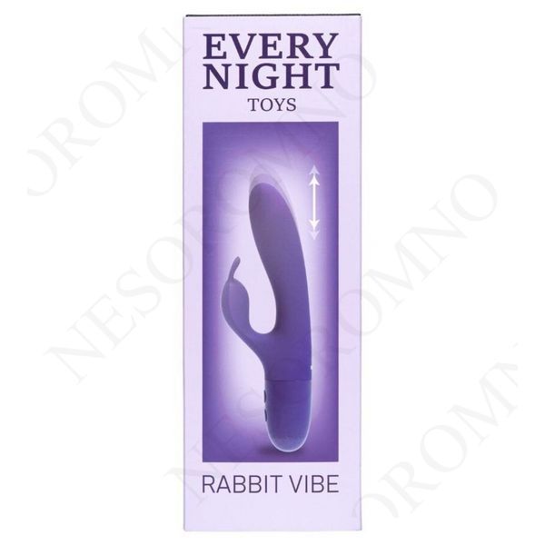 Вібратор-кролик Every Night Toys для точки G, фіолетовий OD-8422RV фото