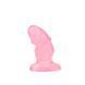 Рифлена анальна пробка Chisa Hi-Rubber Raging Mini Plug, рожева  CH30706 фото 2