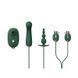 Затискачі для сосків з вібрацією Qingnan No.2 Vibrating Nipple Clamps Green Q92000 фото 5