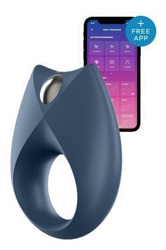 Ерекційне віброкільце Satisfyer Royal One синє T360109 фото