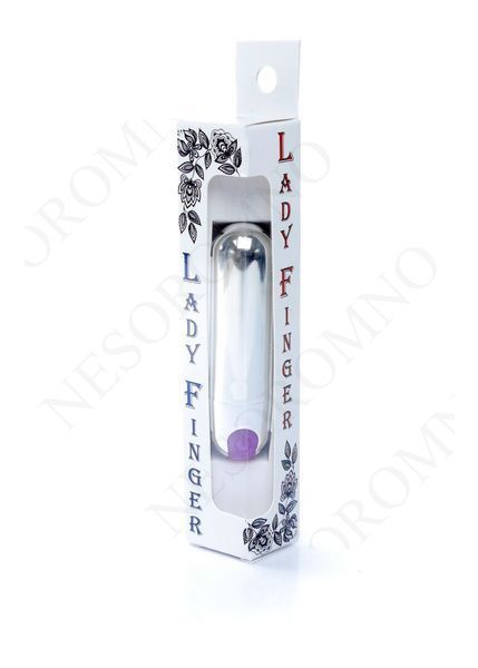 Виброкуля Strong Bullet Vibrator Silver/Purple USB 10 режимов вибрации 22-00032 фото