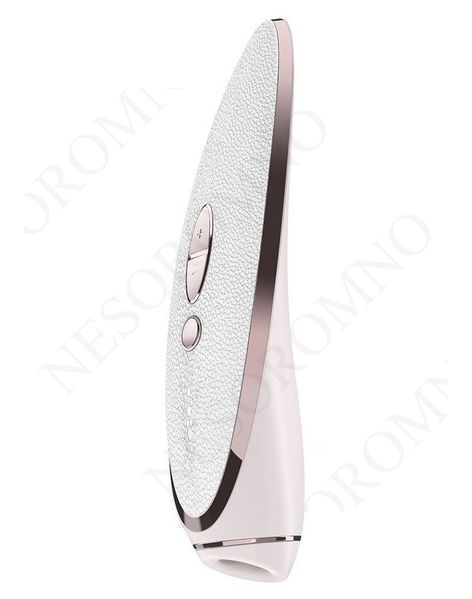 Вакуумний кліторальний стимулятор Satisfyer Luxury Pret-a-Porter, білий T360054 фото