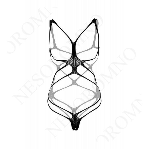 Еротичний боді Daring Intimates Strappy Open Cup Body D75275 фото