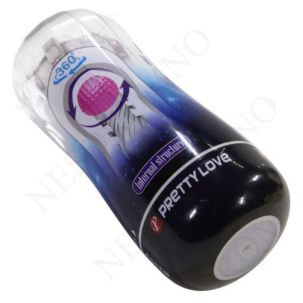 Вакуумний мастурбатор в колбі Pretty Love з кулькою, прозорий, 15 х 6.3 см BM-00900T102 фото