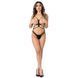 Еротичний боді Daring Intimates Strappy Open Cup Body D75275 фото 1