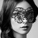Вінілова маска Anna від Bijoux Indiscrets, чорна B0191 фото 1