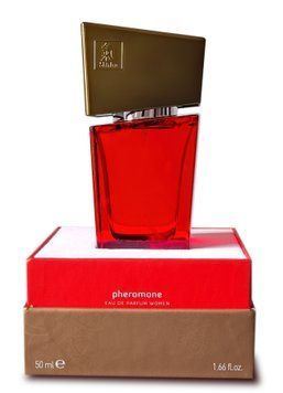 Духи с феромонами женские SHIATSU Pheromone Fragrance women red, 50 мл HOT67134 фото