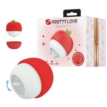 Кліторальний стимулятор Pretty Love APPLE Secret, червоний BI-300066 фото