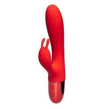 Вібратор кролик Every Night Toys з відростком для стимуляції клітора, червоний OD-8421RV фото