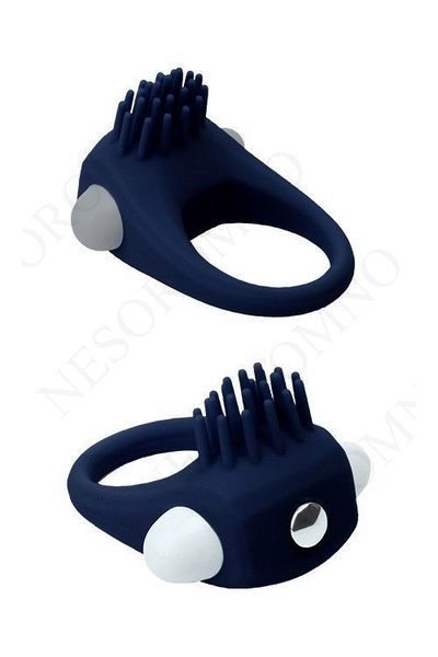 Ерекційне кільце Dream Toys Rings of Love з вусиками, синього кольору DT21712 фото