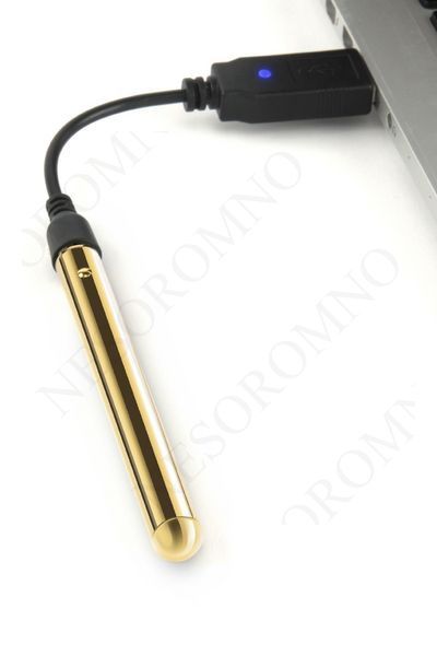 Віброкуля на ланцюжку Le Wand NECKLACE VIBE, металевий, золотий 64539 /LW-047 GD фото
