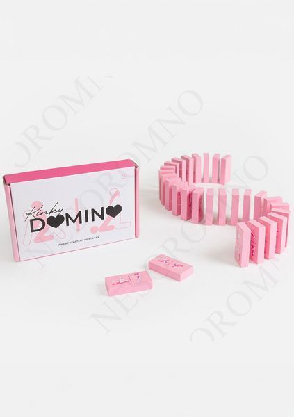 Ігра для пар Secret Play Kinky Domino, 28 доміно, рожева SP44340 фото