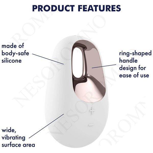 Кліторальний накладний вібратор Satisfyer Layons Temptation білий ST28627 фото
