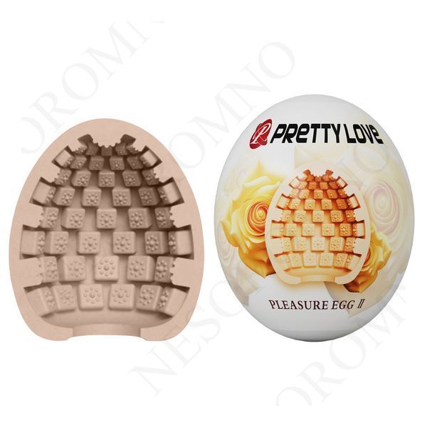Мастурбатор яйце Pretty Love Pleasure Egg бежевий 6603BM0417 фото