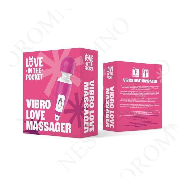 Мікрофон-міні у вигляді брелока на ланцюжку Love in the Pocket Vibro Love Massager рожевий LP24611 фото