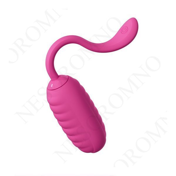 Віброяйце з керуванням з застосунку PRETTY LOVE Catalina рожеве, 19.7 х 3.5 см BI-014654HP фото