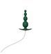 Анальний плаг з вібрацією Qingnan No.8 Mini Vibrating Anal Beads Green Q98002 фото 3