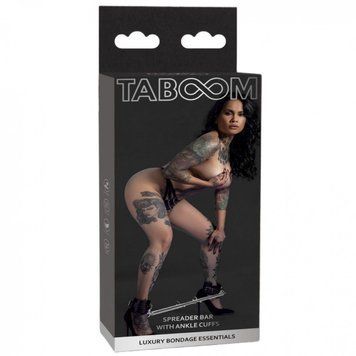 Розпірка Taboom Luxury Bondage Essentials, регульована ширина, срібляста TB17125 фото