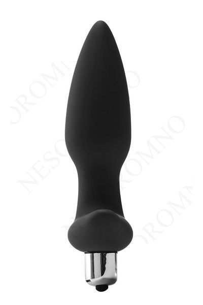 Анальна пробка Dreamtoys FantASSstic з віброкулею, чорна DT21901TS фото