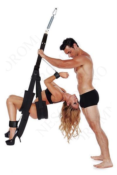 Гойдалки для сексу Whipsmart Bondage Pleasure Swing чорні T160611 фото Гойдалки для сексу Whipsmart Bondage Pleasure Swing чорні T160611 фото