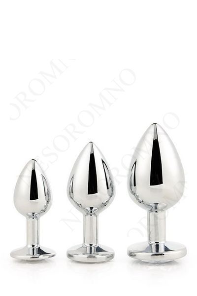Набір анальних пробок Dream Toys GLEAMING LOVE SILVER PLUG SET DT21788 фото
