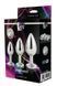 Набір анальних пробок Dream Toys GLEAMING LOVE SILVER PLUG SET DT21788 фото 2