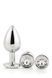 Набір анальних пробок Dream Toys GLEAMING LOVE SILVER PLUG SET DT21788 фото 1