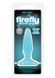 Анальна пробка люмінесцентна NS Novelties FIREFLY Glow In The Dark блакитна T280339 фото 1