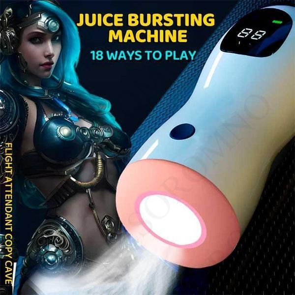Автоматичний мастурбатор із навушниками та дисплеєм Sex robot USB Type-C X0000930 фото