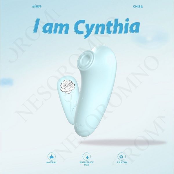 Cтимулятор з пульсацією Chisa Kissen Cynthia для клітора, м'ятний 28299/CN-811028299 фото
