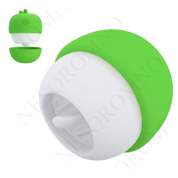 Кліторальний стимулятор із язичком Pretty Love APPLE Secret, зелений BI-300066-1 фото