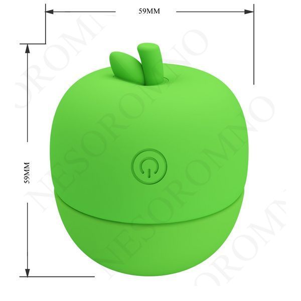 Кліторальний стимулятор із язичком Pretty Love APPLE Secret, зелений BI-300066-1 фото