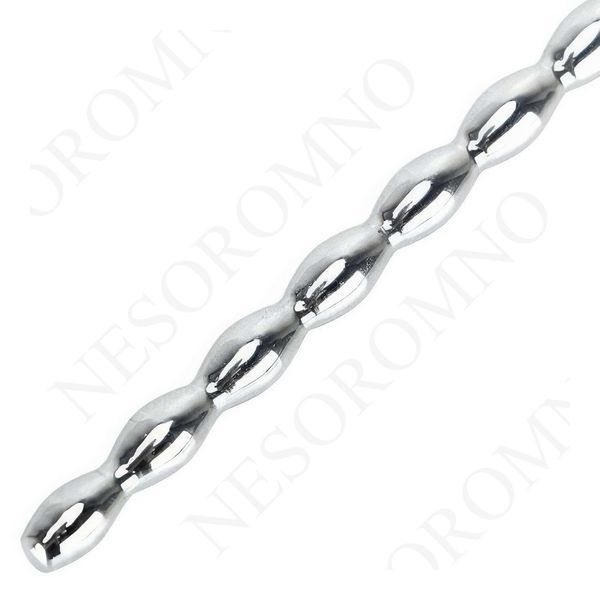 Уретральний стимулятор металевий Straight Rod 120x6 мм Сріблястий X00001233 фото