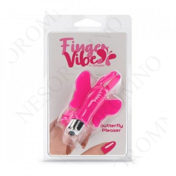 Вібратор на палець ToyJoy Butterfly Pleaser, рожевий TJ10113 фото