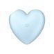 Клиторальный вакуумный вибратор в виде СЕРДЦА Satisfyer Cutie Heart голубой EX20903 фото 2