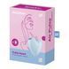 Клиторальный вакуумный вибратор в виде СЕРДЦА Satisfyer Cutie Heart голубой EX20903 фото 4