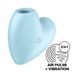 Клиторальный вакуумный вибратор в виде СЕРДЦА Satisfyer Cutie Heart голубой EX20903 фото 3