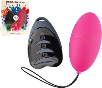 Віброяйце Alive Magic Egg 3.0 з дистанційним керуванням рожеве AL40741 фото