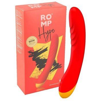 Класичний вібратор із рельєфом Romp Hype червоний W44032 фото